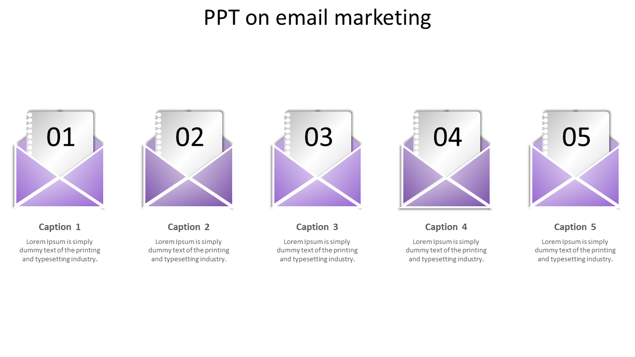 Free - Example of PPT on email marketing